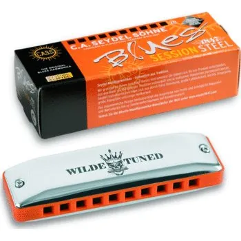 Foukací harmonika C.A. Seydel Söhne Blues Session Steel Wilde Rock Tuning A