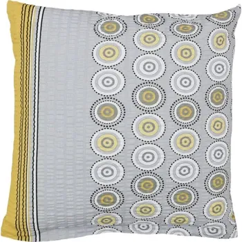 Povlak na polštářek Bellatex Povlak na polštář krepový kroužky 40x40 cm