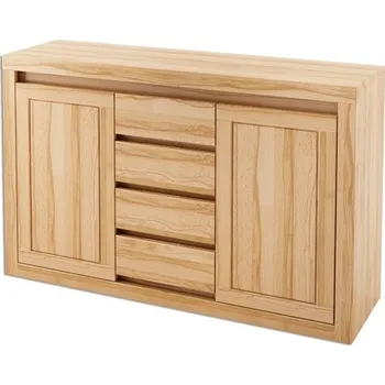 Nábytek Drewmax Komoda KD409 masiv buk (Barva dřeva: Rustikal)