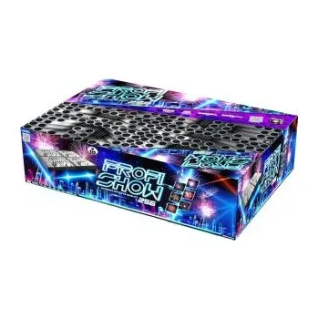 Zábavní pyrotechnika Sestavený ohňostroj Profi show 256 I+V+W+FAN