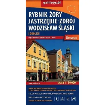 Cestování Mapa - Rybnik,Żory,Jastrzębie-Zdrój, Wodzisław... - Praca zbiorowa