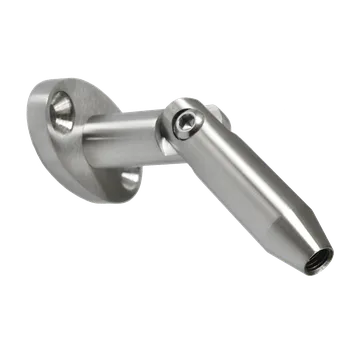 Zábradlí Kotvení vrchní (stěna/ táhlo) na sklenený prístřešek (závit:M10), broušená nerez K320 / AISI316