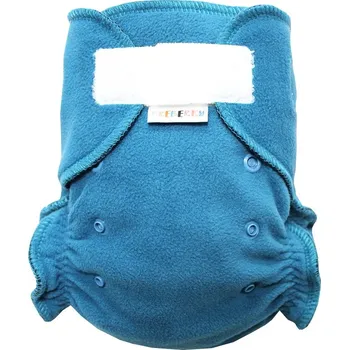 Plenkové kalhoty Breberky Fleecové svrchní kalhotky (S), bez křidélek - Petrolejové SZ