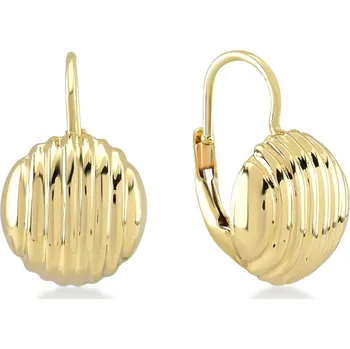 Náušnice Lillian Vassago Zlaté náušnice půlkuličky na patent LLV22-GER091