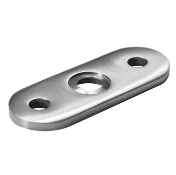 Zábradlí Dopojovací deska plochá (přímá), broušená nerez K320 / AISI304