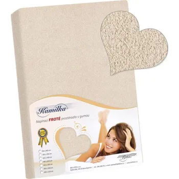 Prostěradlo Bellatex Prostěradlo froté 90x200 cm natur