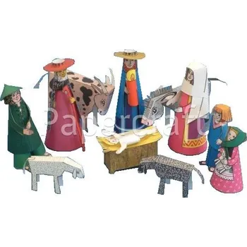 Papírový model Figurky k Betlému (23/25) - 107000324