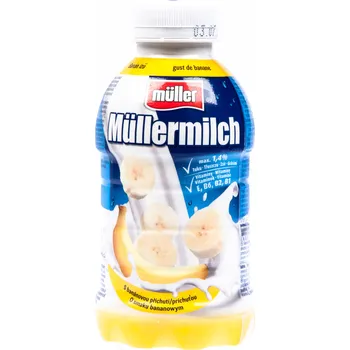 Mléko Müller Müllermilch s příchutí banán 400 g