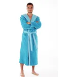 Pánský župan s kapucí Tampa duo 3959 6330 tyrkysový vel.XL - Vestis
