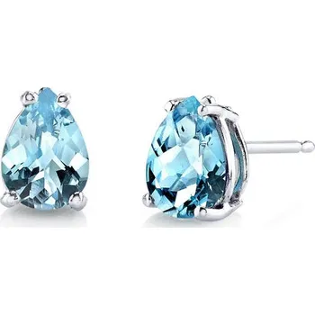 Náušnice Topazové slzy ve zlatých náušnicích Reata