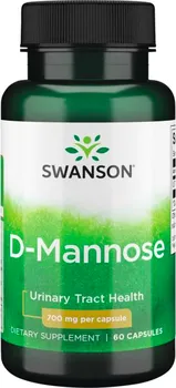 Přírodní produkt Swanson D-Mannose 700 mg 60 cps.