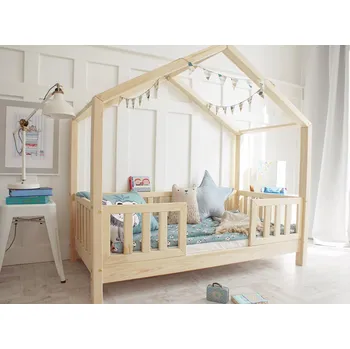 Dětská postel Luletto Domečková postel Housebed Plotek Duo 80x180 cm