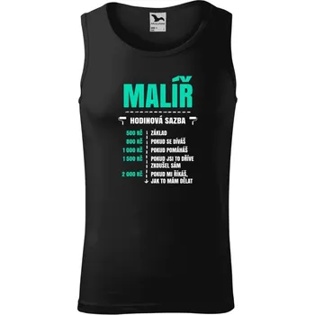 Pánské tílko Pánské tílko Malfini Core Hodinová sazba - malíř