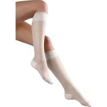 Stahovací punčochy Cestovní podkolenky s patou Avicenum 70 travel - antibakteriální Barva: Bílá, Velikost: 39-41 (25-27)