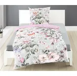 Bierbaum povlečení bavlněný satén 5205D Roses - 140x220 / 70x90 cm