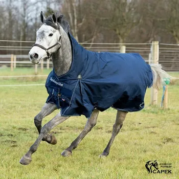 Deka pro koně Deka výběhová Horze -AVALANCHE FLEECE- - Modrá - 155cm
