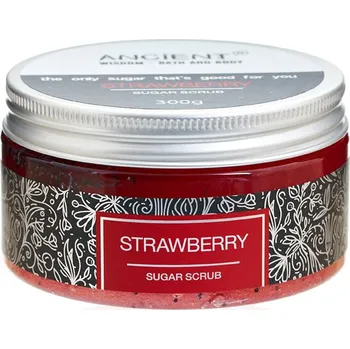 Tělový krém Cukrový peeling Jahoda