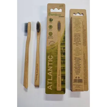 Zubní kartáček Atlantic Bamboo ECO junior zubní kartáček bambusový Soft dětský
