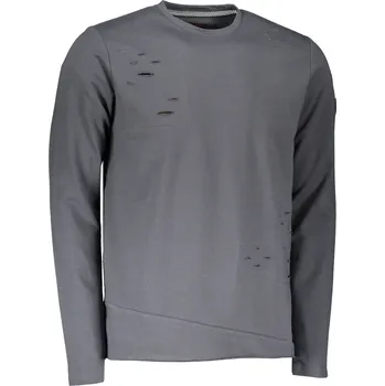 Pánská mikina Pánská mikina KIXMI KARMELO TMAVĚ ŠEDÁ L