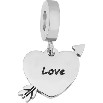 Přívěsek BRUNOshop.cz Visací přívěsek na náramek SRDCE AMORŮV ŠÍP