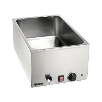 Bartscher 200.240 Vodní lázeň s výpustným kohoutem GN 1/1, hloubka 150 mm