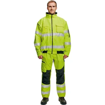 Pracovní oblečení CLOVELLY pilot bunda HV oranžová 2XL