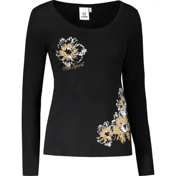 Dámské triko ALTISPORT CARRYOVER ALW016169 ČERNOZLATÁ M