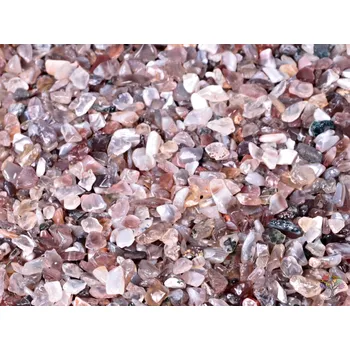 Drahý kámen Magieprirody.cz Tromlovaný kámen Achát šedý XXS velikost 3 - 8 mm - Botswana #271 Množství: 100g