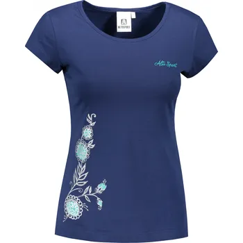 Dámské tričko Dámské triko ALTISPORT ALW055122 PŮLNOČNÍ MODRÁ XS