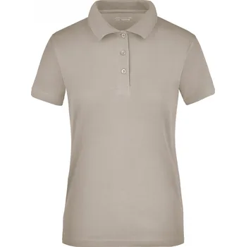 Dámské tričko Dámské triko s límečkem funkční cooldry JAMES NICHOLSON JN197 CHALK S