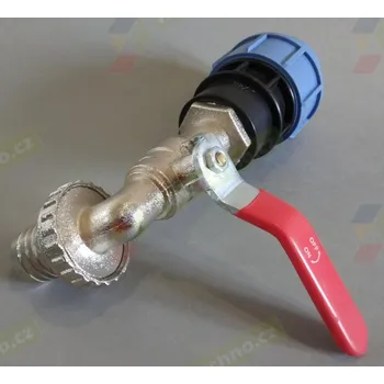 PPS redukce z 32mm na mosazný kohout 1"