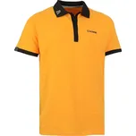 Pánské triko s límečkem ALTISPORT SORSAK ALMW15069 ŽLUTÁ S