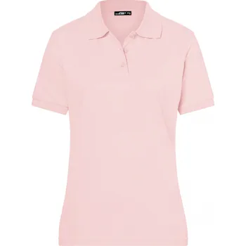 Dámské tričko Dámské triko s límečkem premium JAMES NICHOLSON JN071 ROSE S