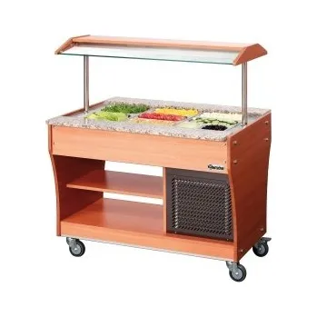 Servírovací stolek Bartscher 125.507 Bufetový vozík - studený - 3 x 1/1 GN