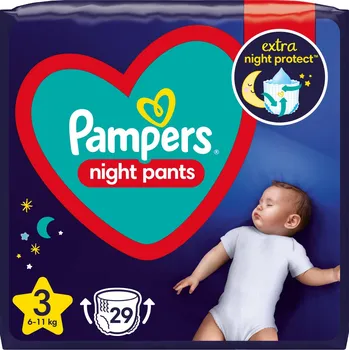 jednorázová plena Pampers Night Pants 3 6-11 kg 29 ks