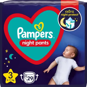 Plena Pampers Night Pants 3 6-11 kg 29 ks