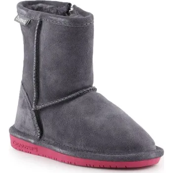 Dívčí polobotky Dětské zimní boty Emma pro batolata 608TZ-903 Charcoal Pomberry - BearPaw EU 28