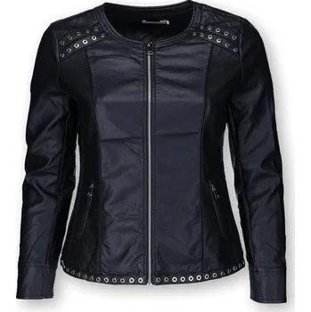 Dámská casual bunda Escandelle 18037 Lady koženková bunda barva: zelená, velikost: 52