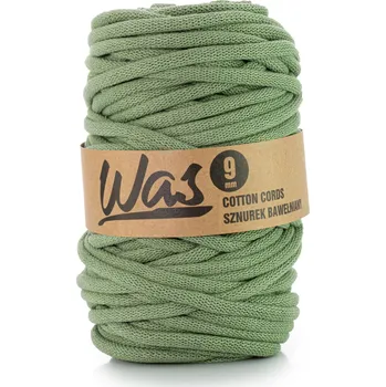 Nit Bavlněná šňůra 9mm, 50m, pistácie 240