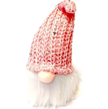 Vánoční dekorace Skřítek růžový