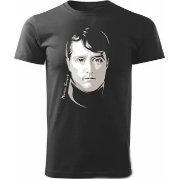 Pánské tričko STRIKER Tričko Napoleon Bonaparte Barva: Černá, Velikost: XXL