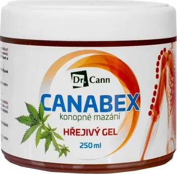 Bylinná léčivá mast Parenteral Dr.Cann Canabex konopné mazání hřejivý gel 250 ml