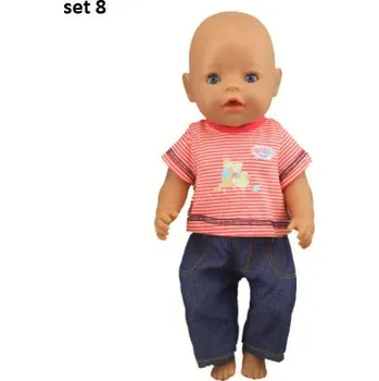 Roztomilé sety oblečků na American girl a BABY Born 43 cm Varianta: Set 8