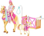 MATTEL Barbie Rozkošný koník s doplňky GXV77