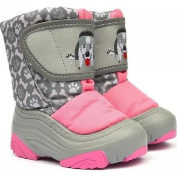 Dívčí sněhule DEMAR DOGGY 2 4026 NA Dětské zimní sněhule růžové 24-25 4026NA_24-25