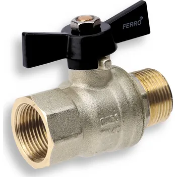 Vodovodní kohout Novaservis Luxusní kulový plnoprůtočný kohout - motýlek ŠM Velikost: 1/2”