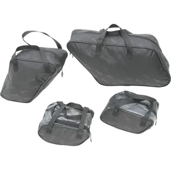 Textilní tašky pro vložení do moto brašen SADDLEMEN SADDLEBAG PACKING LINER SET HARLEY DAVIDSON FLHT 1999-2013, sada (Sada čtyřech kusů vaků do originálních pevných kufrů)