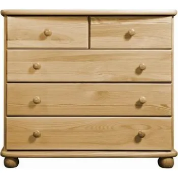 Komoda Via-nábytek Komoda K02 Povrchová úprava: Moření odstín ořech