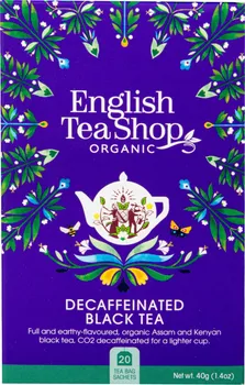 čaj English Tea Shop Decaffeinated Black Tea 20 sáčků