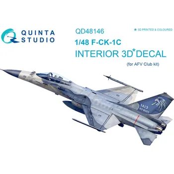 Plastikový model 1/48 F-CK-1C 3D-Print&colour Interior (AFV)